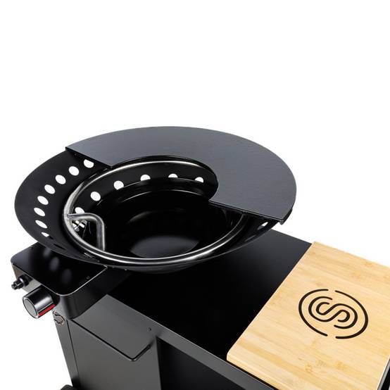 Somagic - Brasero de cuisson au gaz avec plancha fonte et grill pour jardin et terrasse - SOMAGIC - Image 6