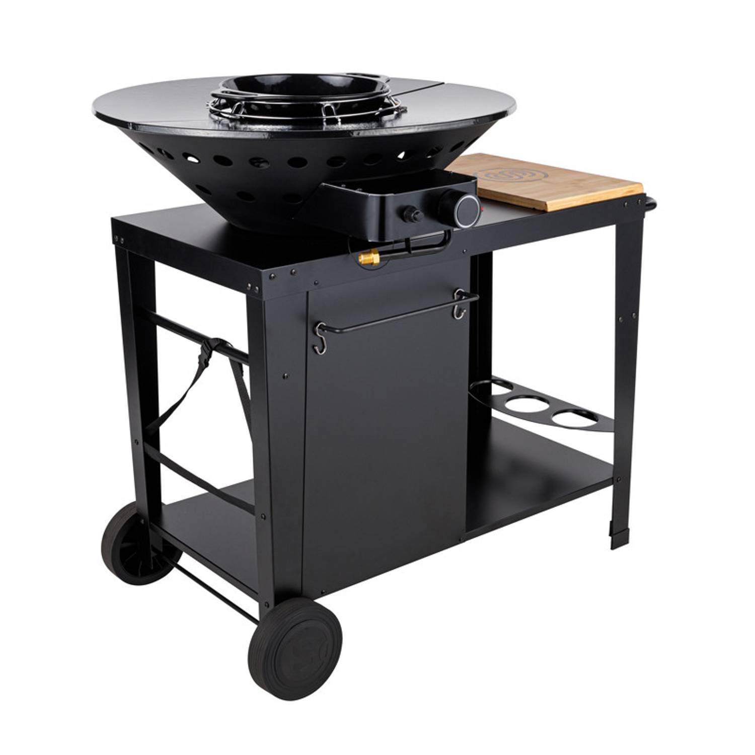Somagic - Brasero de cuisson au gaz avec plancha fonte et grill pour jardin et terrasse - SOMAGIC - Image 5
