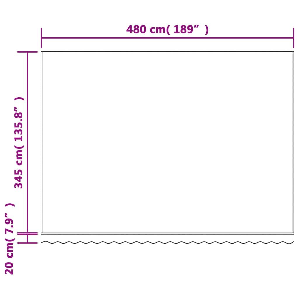 Prolenta Premium - Store banne Juna Rouge 480 X 345 cm - P87211R - Image 7
