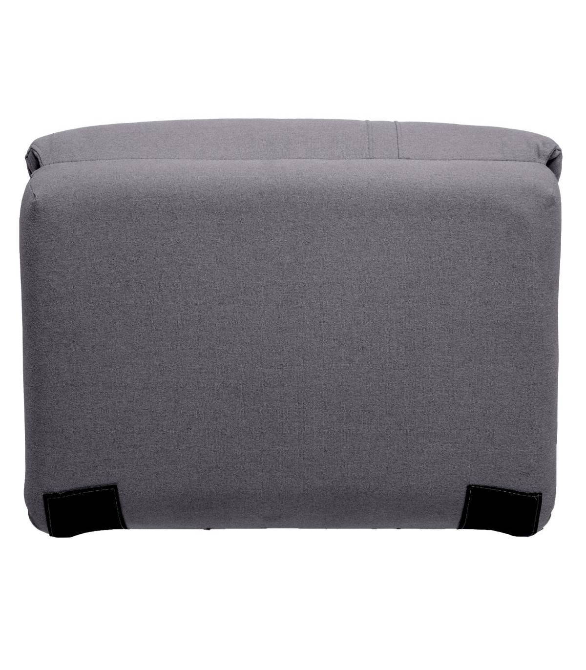 Atmosphera - Chauffeuse "Marza" gris ardoise 209x78cm - Atmosphera Créateur d'intérieur - Imagen 7