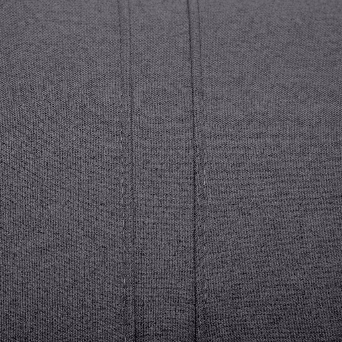 Atmosphera - Chauffeuse "Marza" gris ardoise 209x78cm - Atmosphera Créateur d'intérieur - Imagen 8