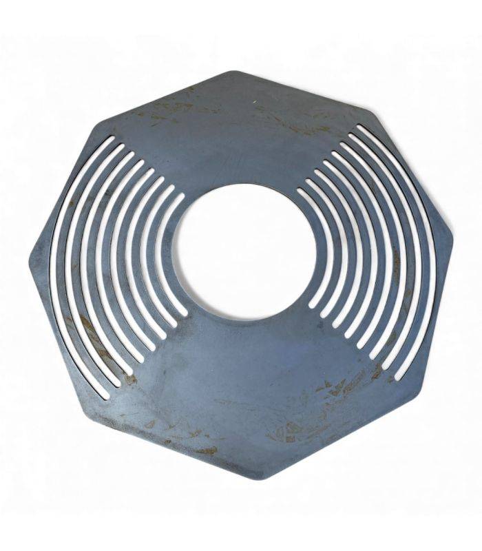 Plaque de cuisson grillade pour braséro AKNOR, acier, 56cm de diamètre - Jardin d'Acier RLD-AK-PCG - Image 1
