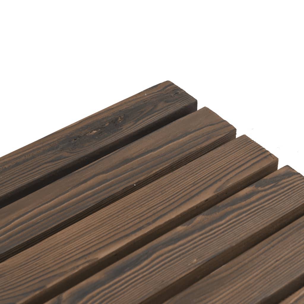Banc de jardin | Banquette De Jardin | Banc Extérieur 115 cm bois de sapin massif Maison Chic - Image 8