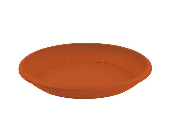 Eda - Soucoupe Osaka Ø 55 cm pour pot Osaka Ø 70 cm - Orange terre battue - Eda