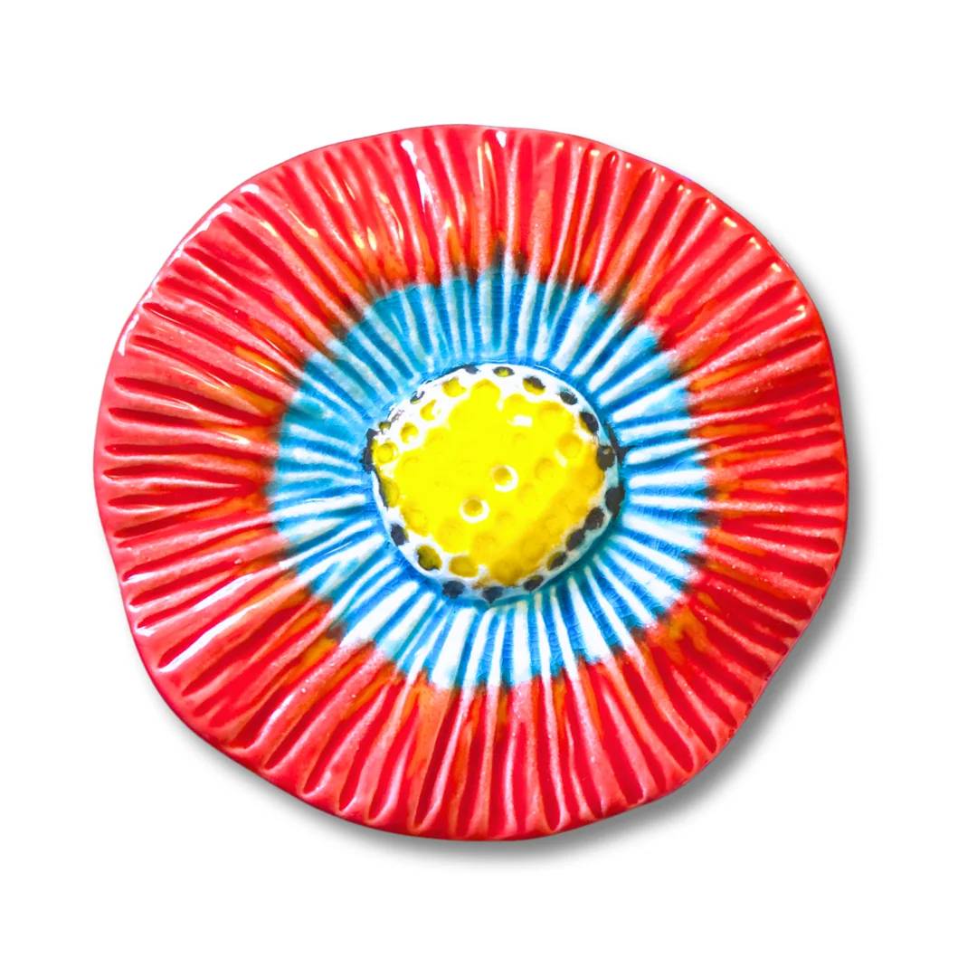 Fleur en céramique Uniflora — 006 · Rouge