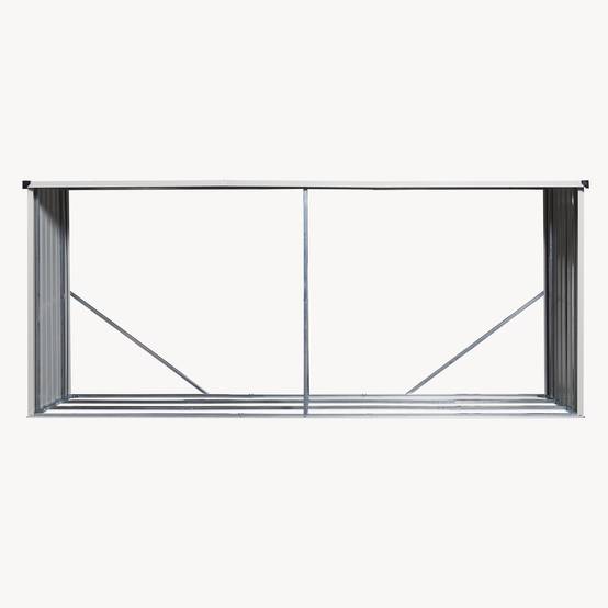 Casa.Pro - Abri-bûches couvert Kalmar 352 x 80 x 152 cm anthracite casa.pro - Imagen 6