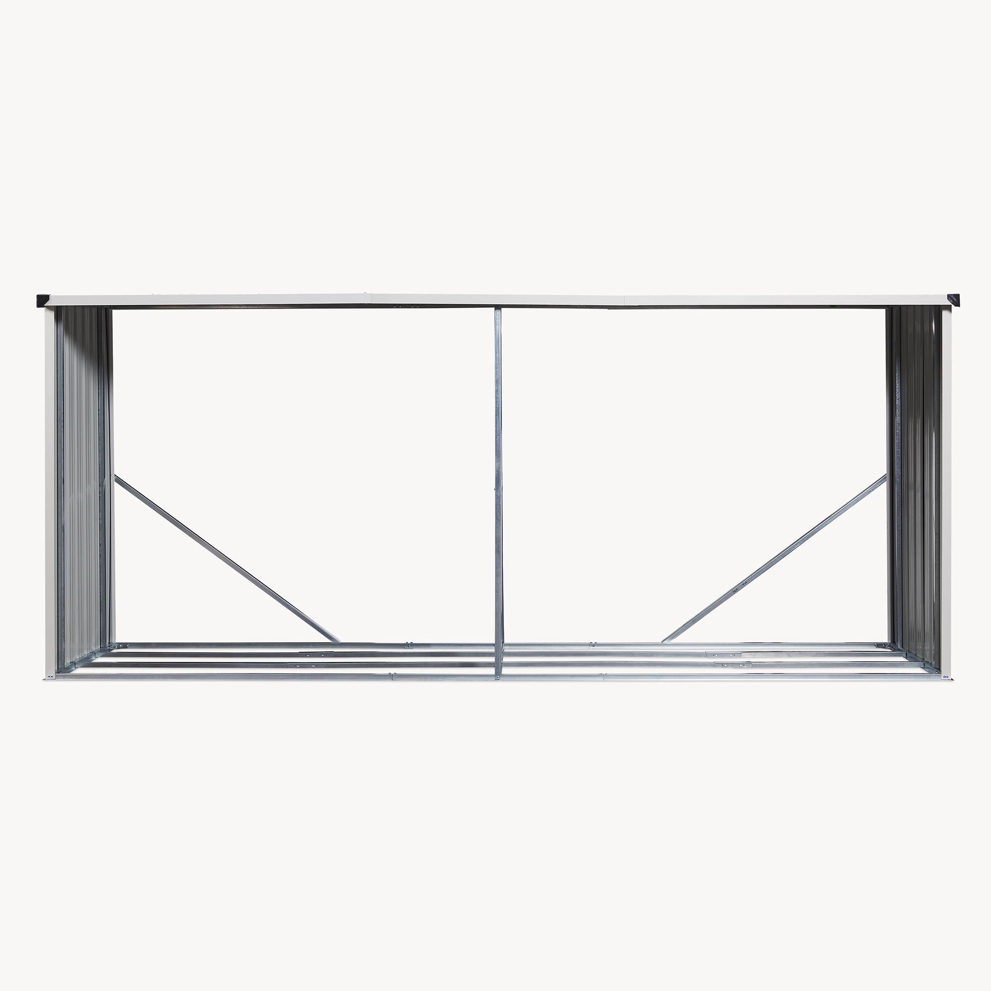 Casa.Pro - Abri-bûches couvert Kalmar 352 x 80 x 152 cm anthracite casa.pro - Imagen 6