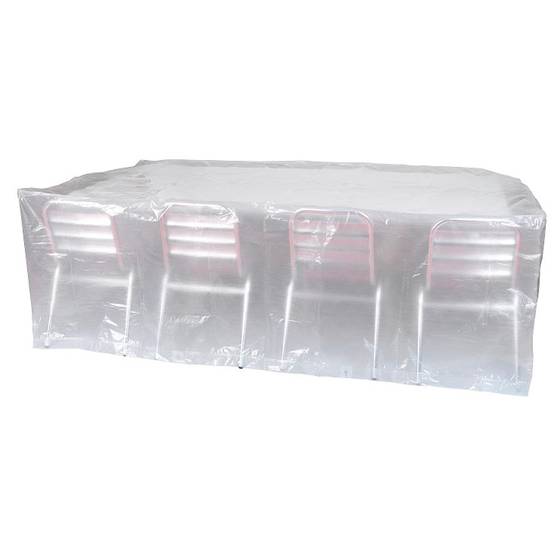Ribimex - Housse de salon de jardin rectangulaire 310x150x80 cm