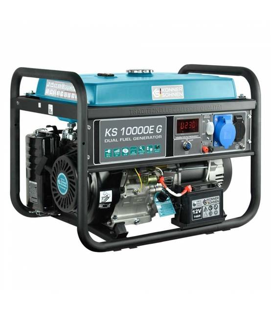 Générateur à essence/gaz 8 kW avec démarrage électrique - Könner & Söhnen KS 10000E G - Image 2