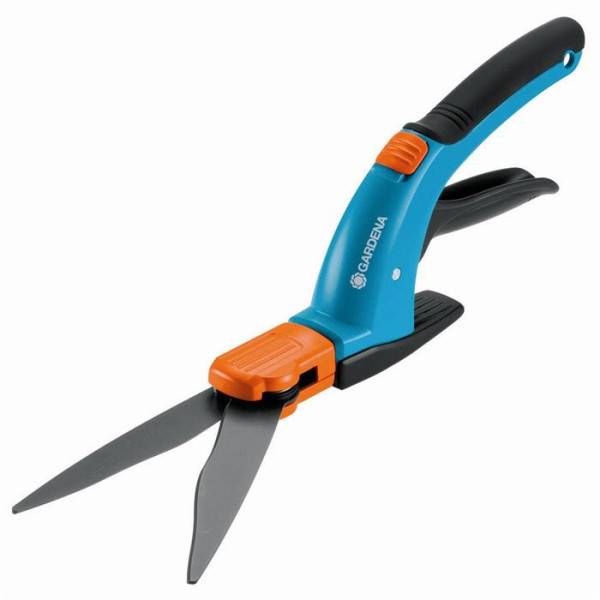GARDENA Cisailles a gazon orientable Comfort – Lames ondulées 360° – Patin de guidage – Revetement antiadhérence - Image 1