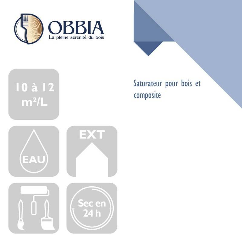 Saturateur bois Obbi'Eau Sat Incolore OBBIA - Bidon 5L - Image 2