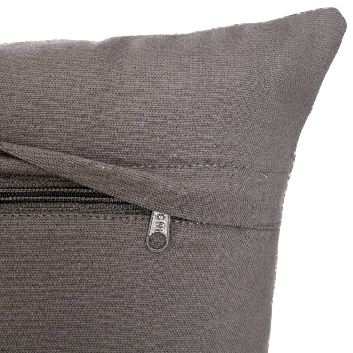 Atmosphera - Coussin motifs "Otto" gris 30X50cm - Atmosphera Créateur d'intérieur - Imagen 4