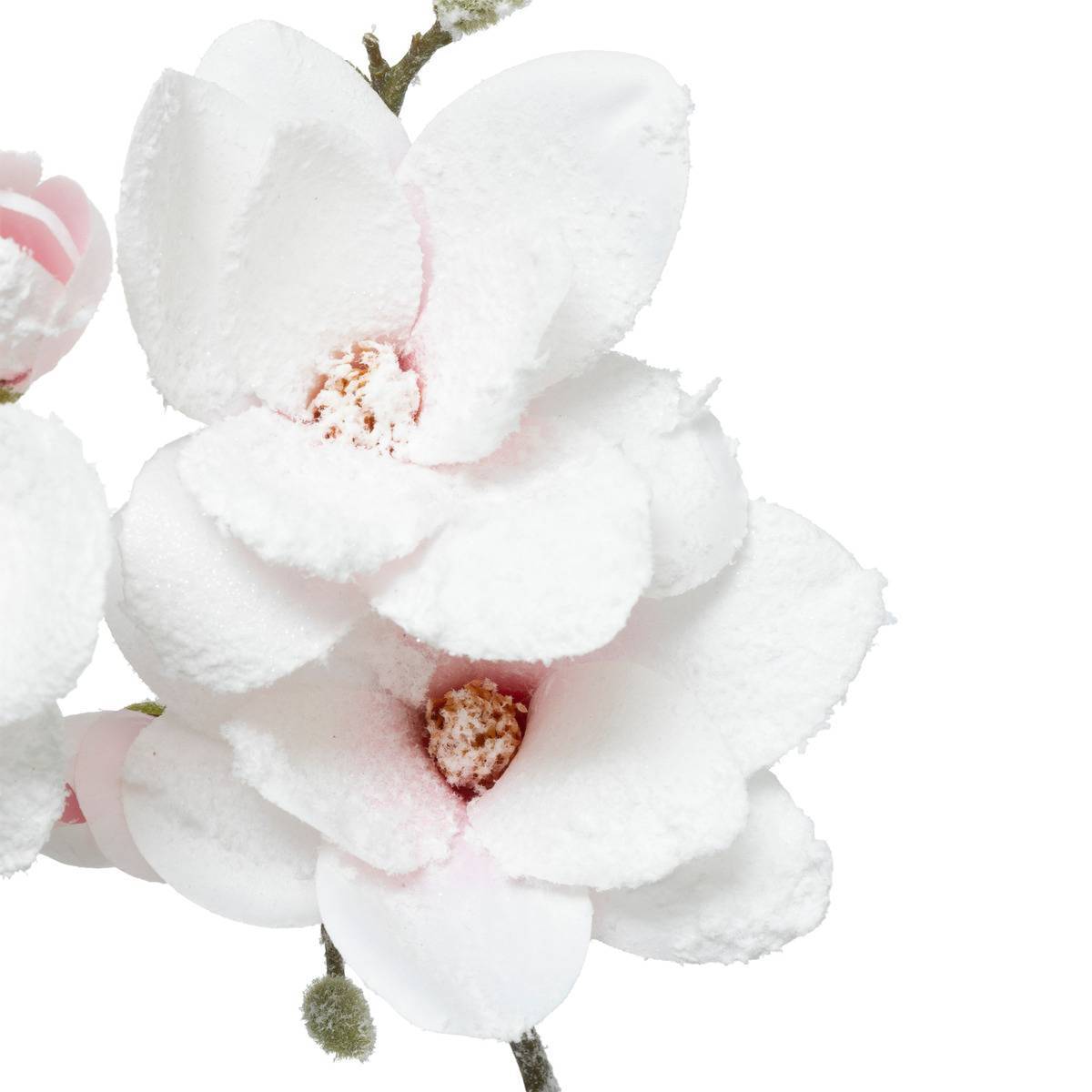 Fééric Lights & Christmas - Branche Magnolia rose H88cm - Atmosphera Créateur d'intérieur - Imagen 2