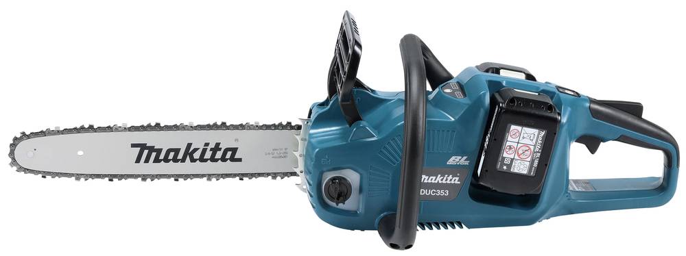 Tronçonneuse 36V (2x18V) LXT 35 cm - MAKITA - avec 2 batteries 18V 3.0Ah - chargeur rapide - DUC353RF2 - Image 3