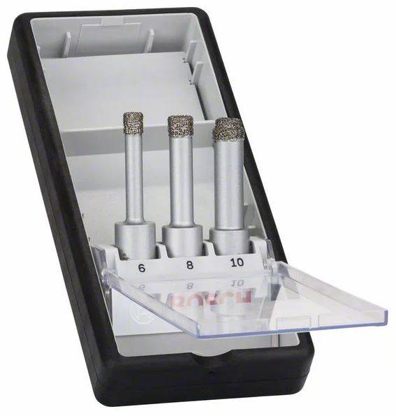 Bosch - Coffret de 3 forets diamantés Easy Dry Robuste line - BOSCH - 2608587145 - Imagen 1