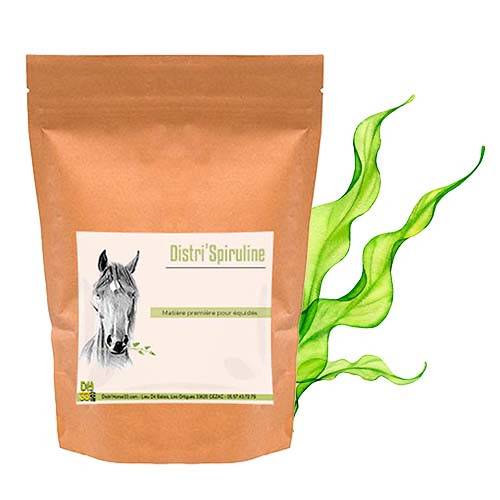 Spiruline Cheval - Protéines et Minéraux - 900g - Distri’Horse33 - Imagen 1