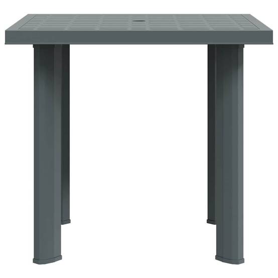 Table de jardin plastique vert 80 x 75 x 72 cm - PANGIVO - Image 5