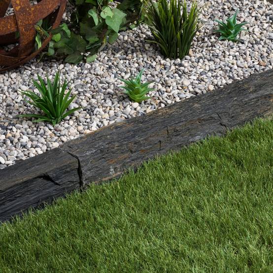 Bordure de jardin Schiste 100x3-7x3-7 cm (à l'unité) - RO'MA NATURE - Image 1