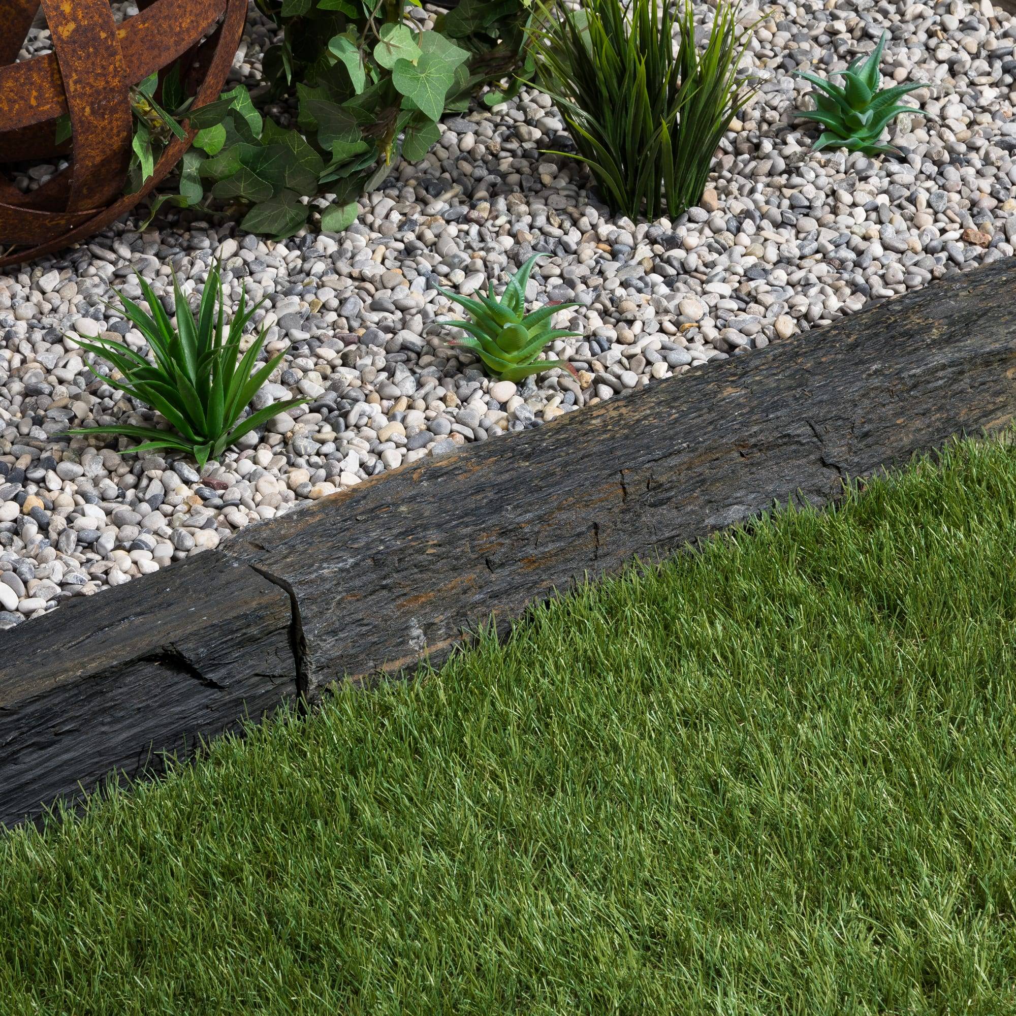 Bordure de jardin Schiste 100x3-7x3-7 cm (à l'unité) - RO'MA NATURE - Image 1