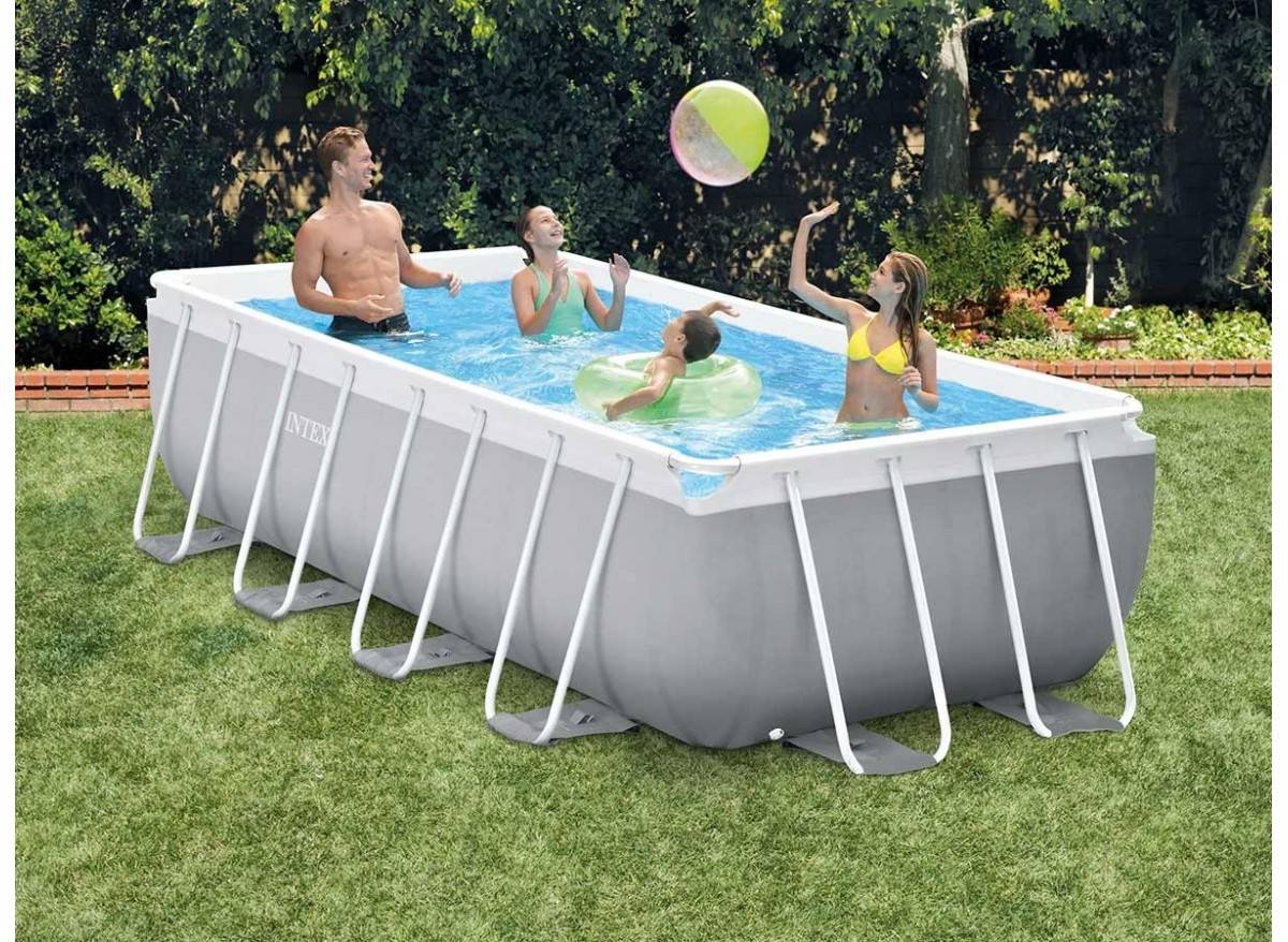 Kit piscine tubulaire Intex Prism Frame rectangulaire 4,00 x 2,00 x 1,00 m + 6 cartouches de filtration - Imagen 2