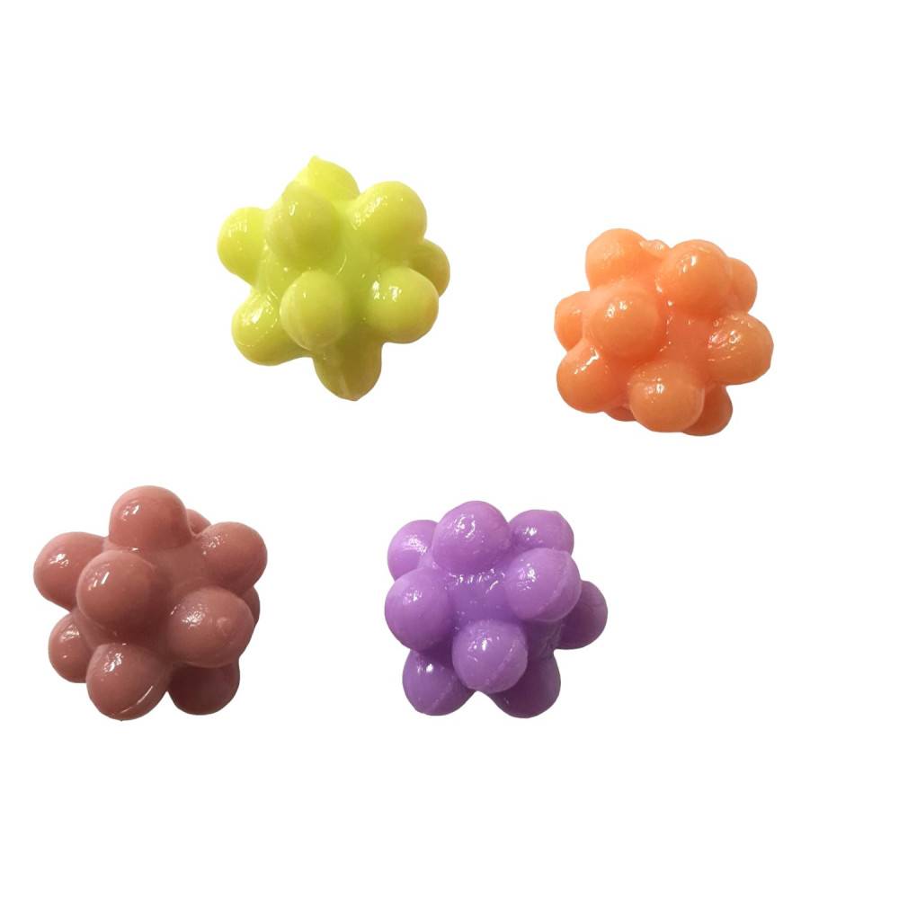 Trixie - Set de balles avec bosses 4 pièces Dimensions: ø 3,5 cm  pour chat. - Imagen 3