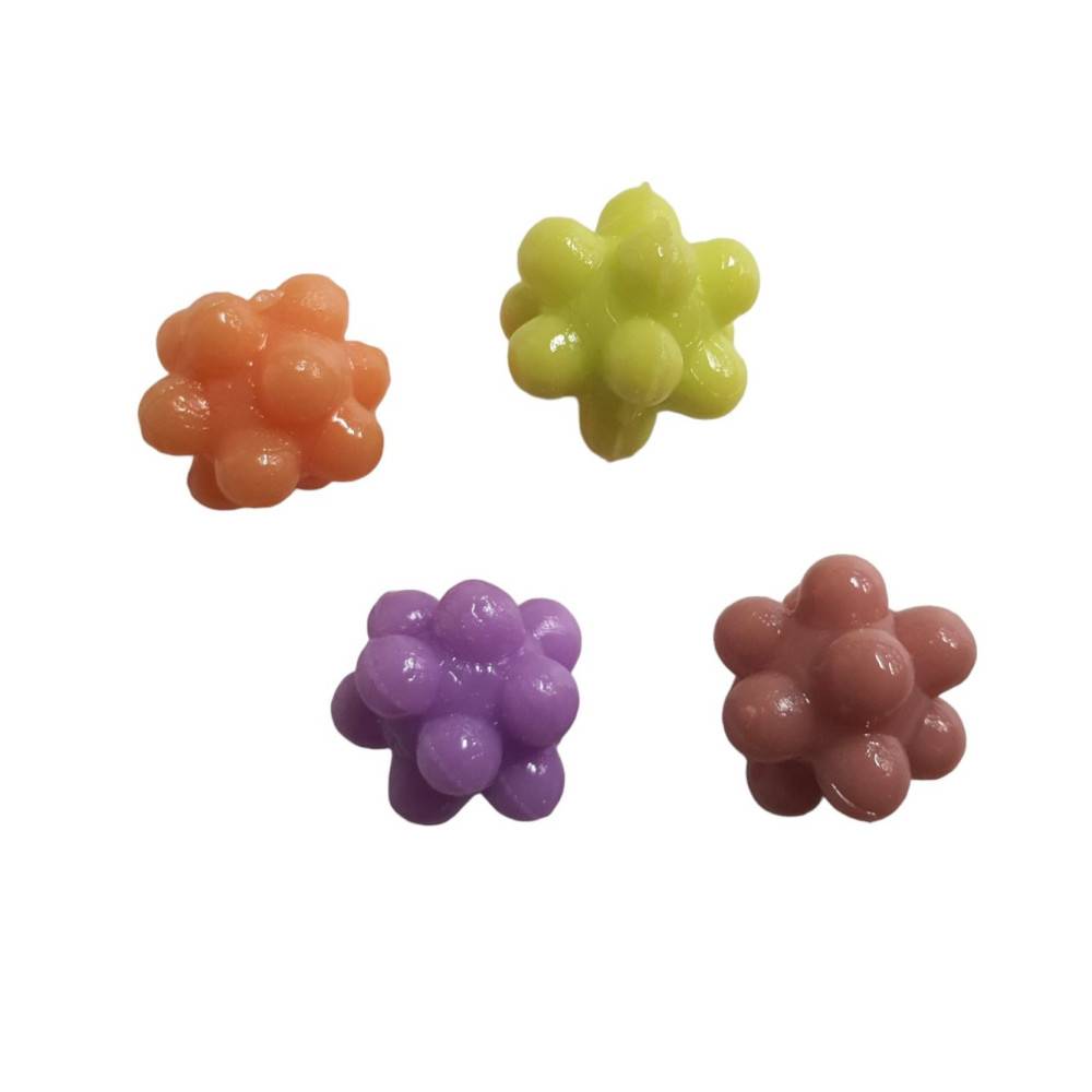 Trixie - Set de balles avec bosses 4 pièces Dimensions: ø 3,5 cm  pour chat. - Imagen 1