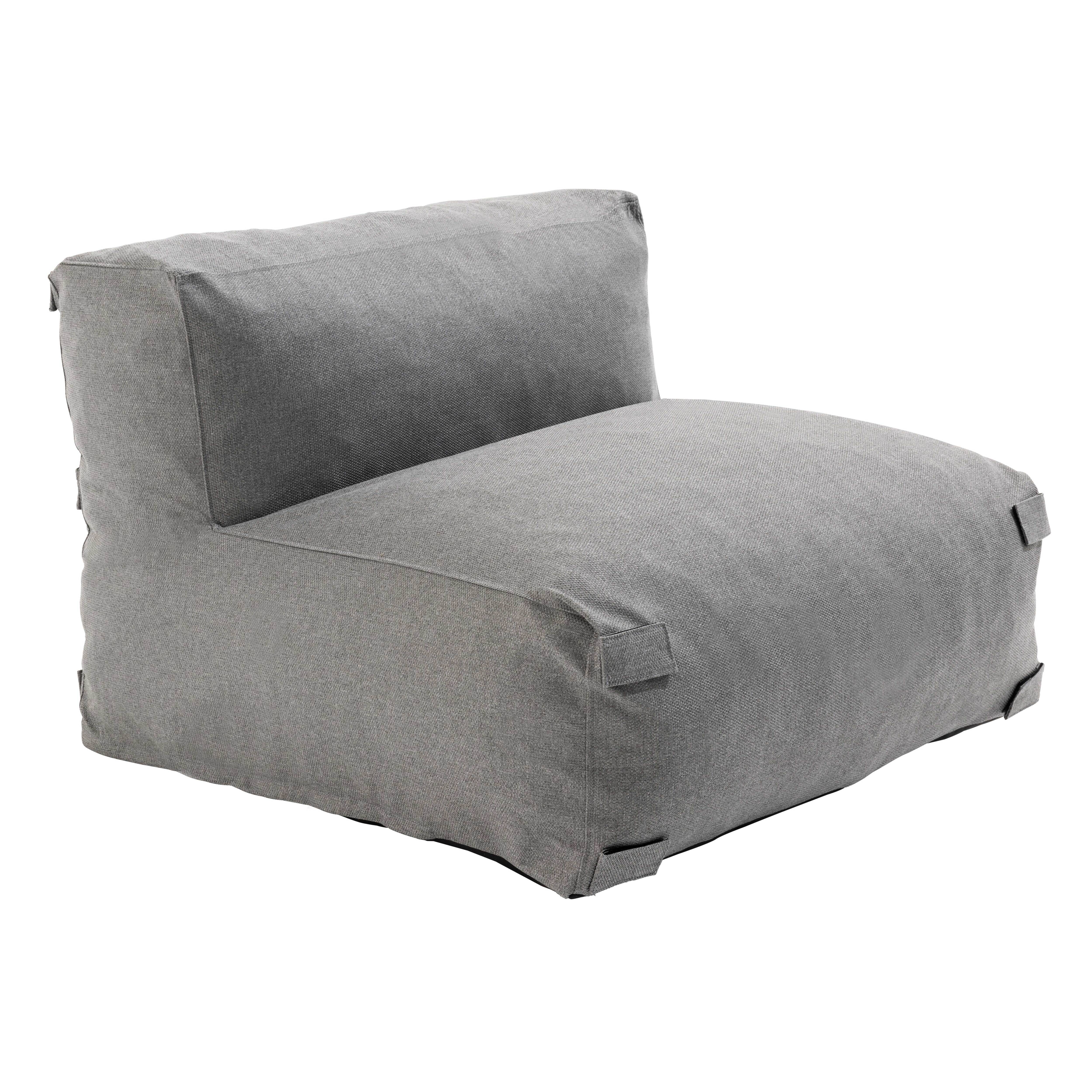 Oviala - Fauteuil de jardin pour canapé modulable gris Mixi - Oviala - Image 2