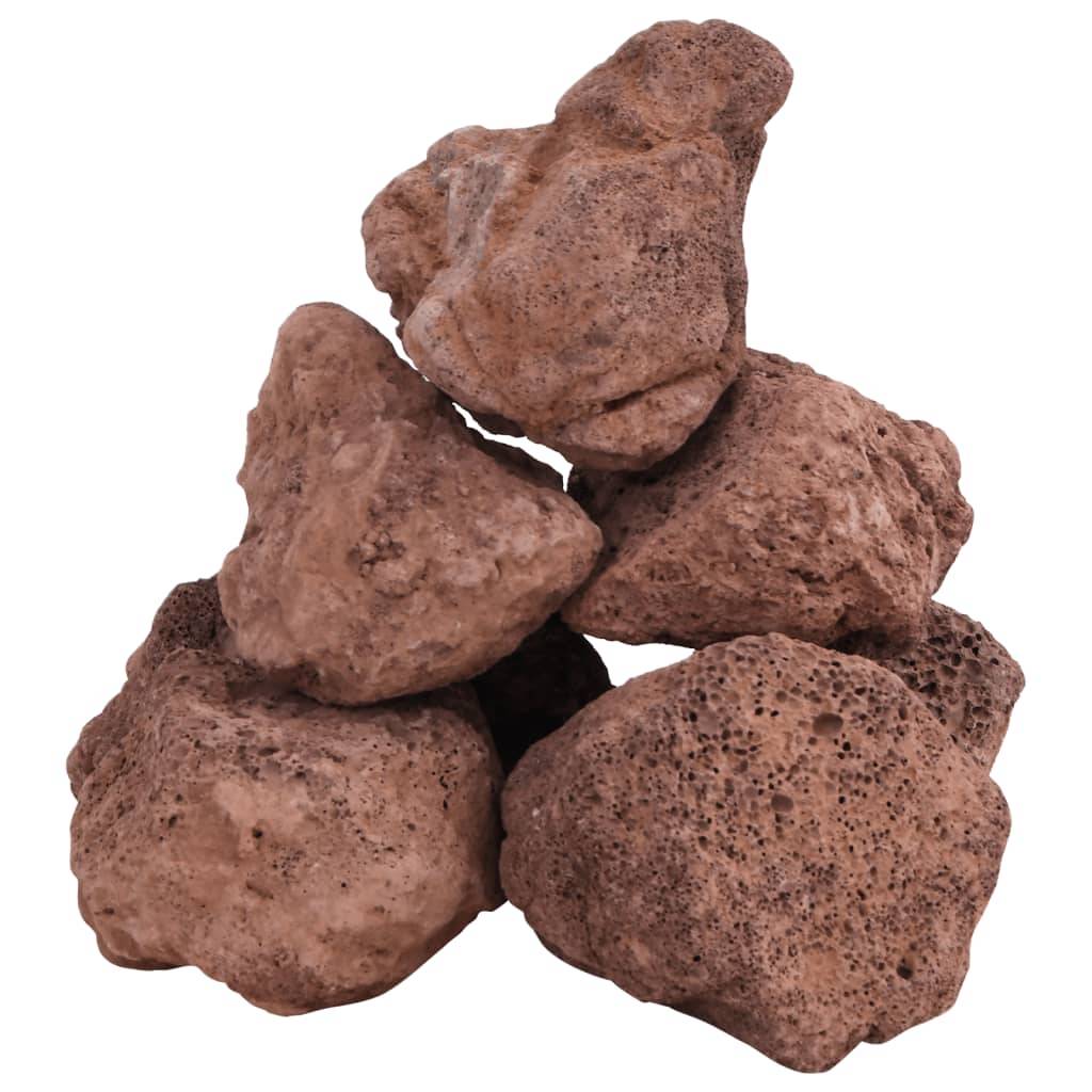 Grandes Roches Volcaniques pour Jardin et Bassin 10 kg Rouge 10-30 cm - ComfortXL Outdoor Living - Image 3