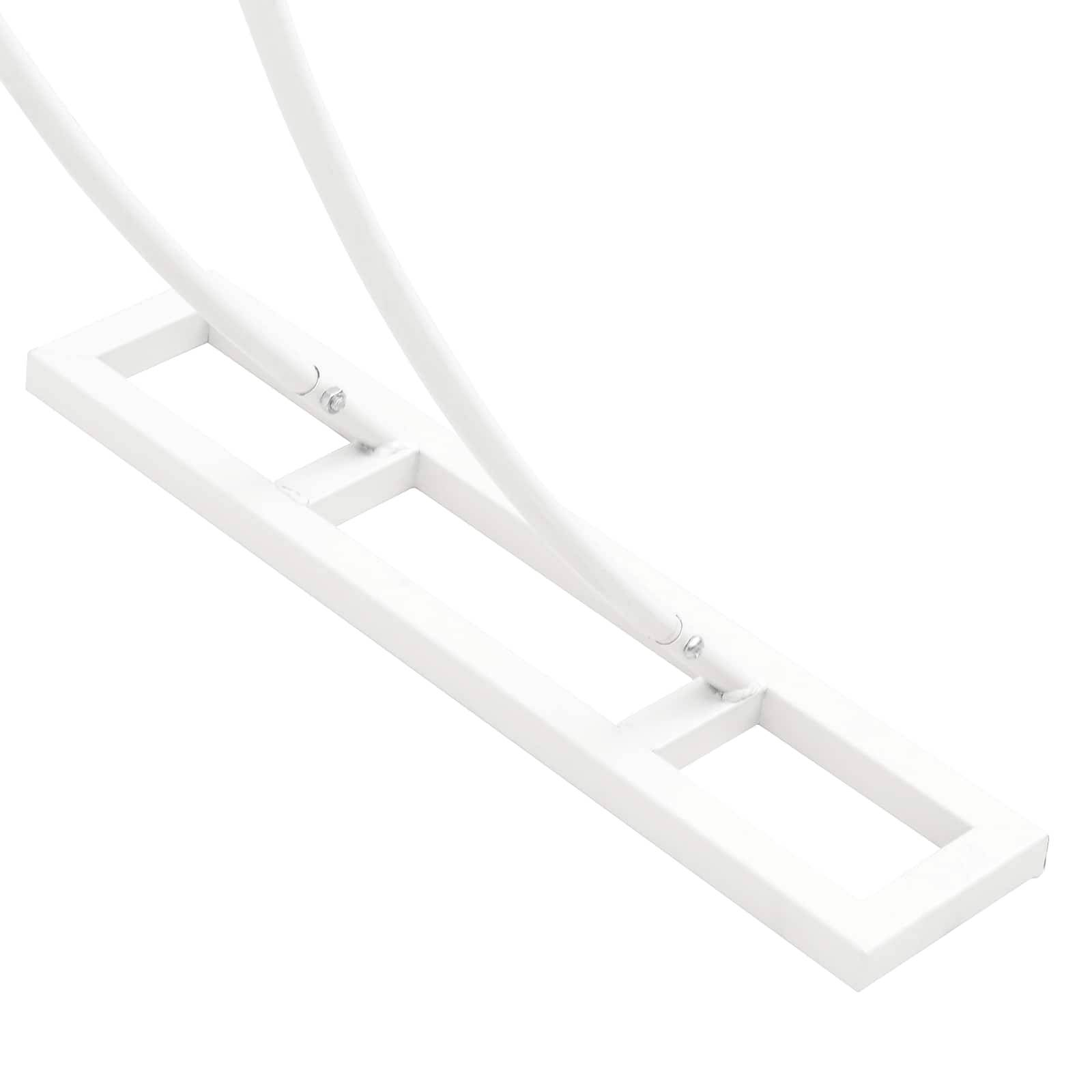 Arche de Mariage Ronde Acier Blanc Décoration Cérémonie et Jardin 223x201cm - ComfortXL Outdoor Living - Image 7