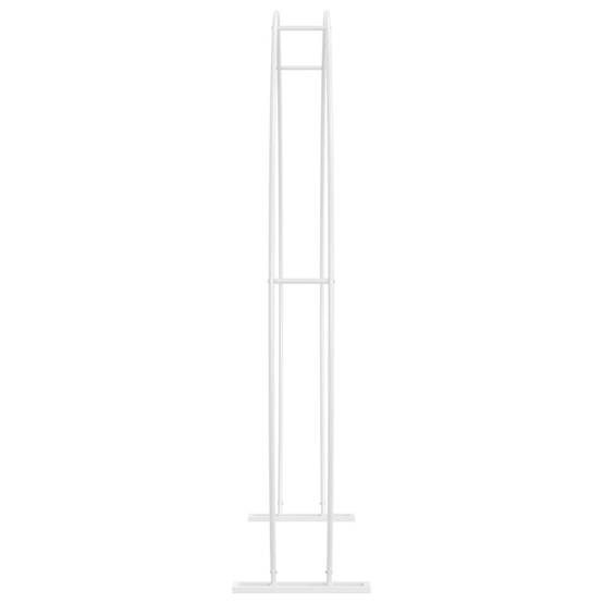 Arche de Mariage Ronde Acier Blanc Décoration Cérémonie et Jardin 223x201cm - ComfortXL Outdoor Living - Image 6