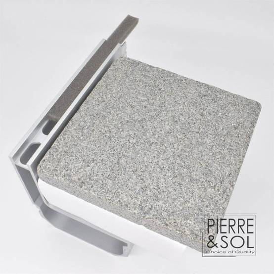 Caniveau à fente aluminium SideDrain LOW - LINE ECO - 1 m - Image 7