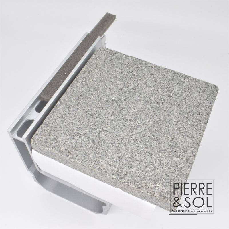 Caniveau à fente aluminium SideDrain LOW - LINE ECO -     1 m - Image 7