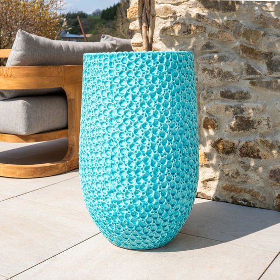 Pot PARIS 39x63cm turquoise - Image 2