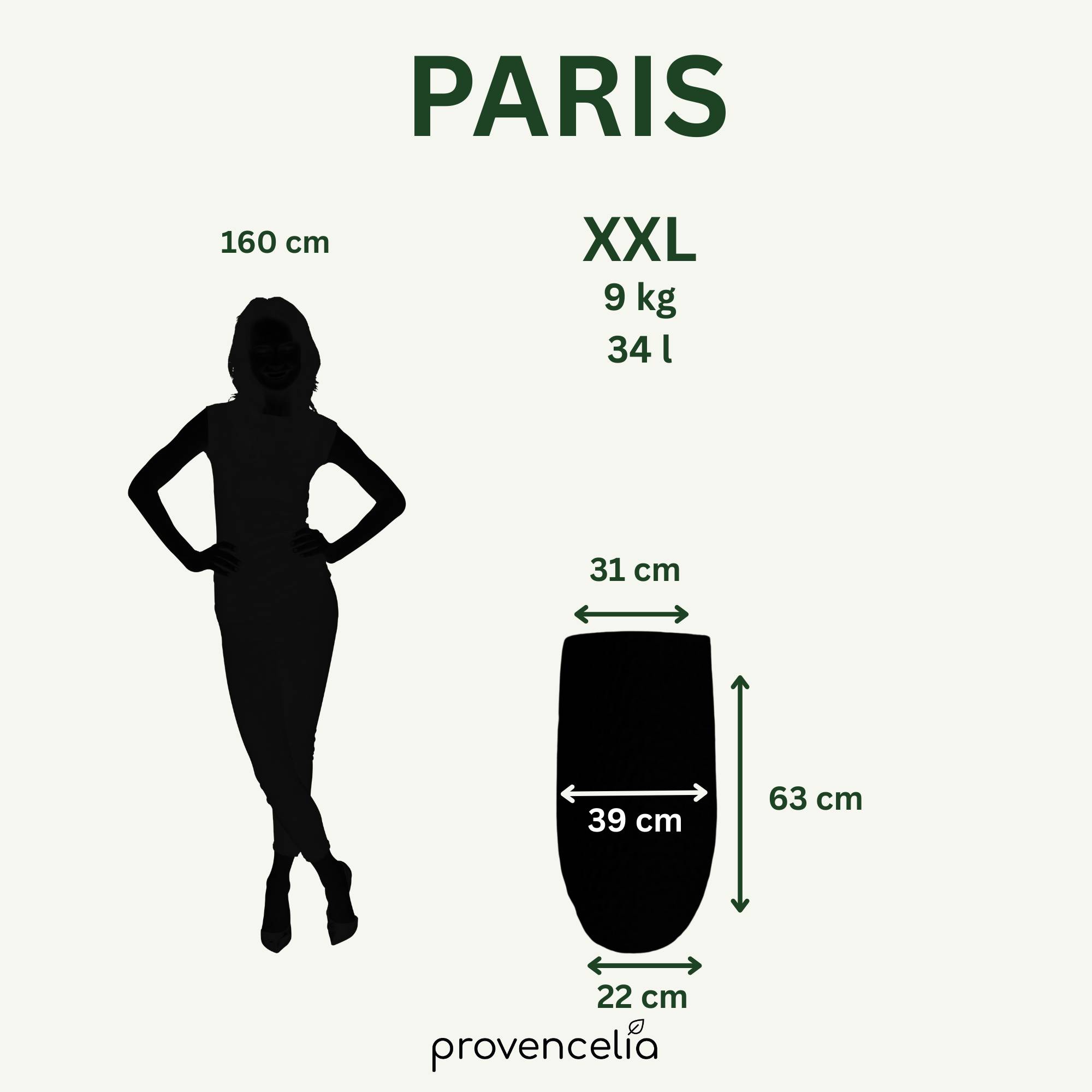 Pot PARIS 39x63cm turquoise - Image 5