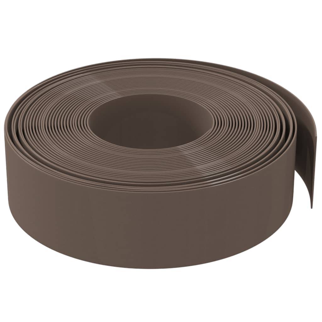 Maison Chic - Bordure de jardin - Limite de jardin - Parterre marron 10 m 15 cm polyéthylène - Image 3