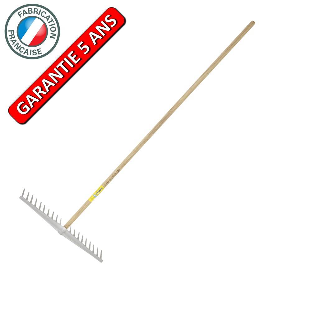 Outils Perrin - Râteau polypro multi usage 63 cm manche 1,80 m, pour le jardin et le potager Outils Perrin