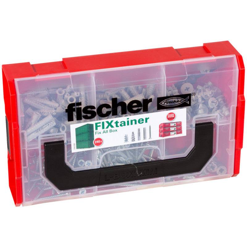 Fischer - Boîte modulable FIXtainer tous matériaux FISCHER 534092 avec 240 chevilles UX, SX et GK avec vis Fischer - Imagen 3