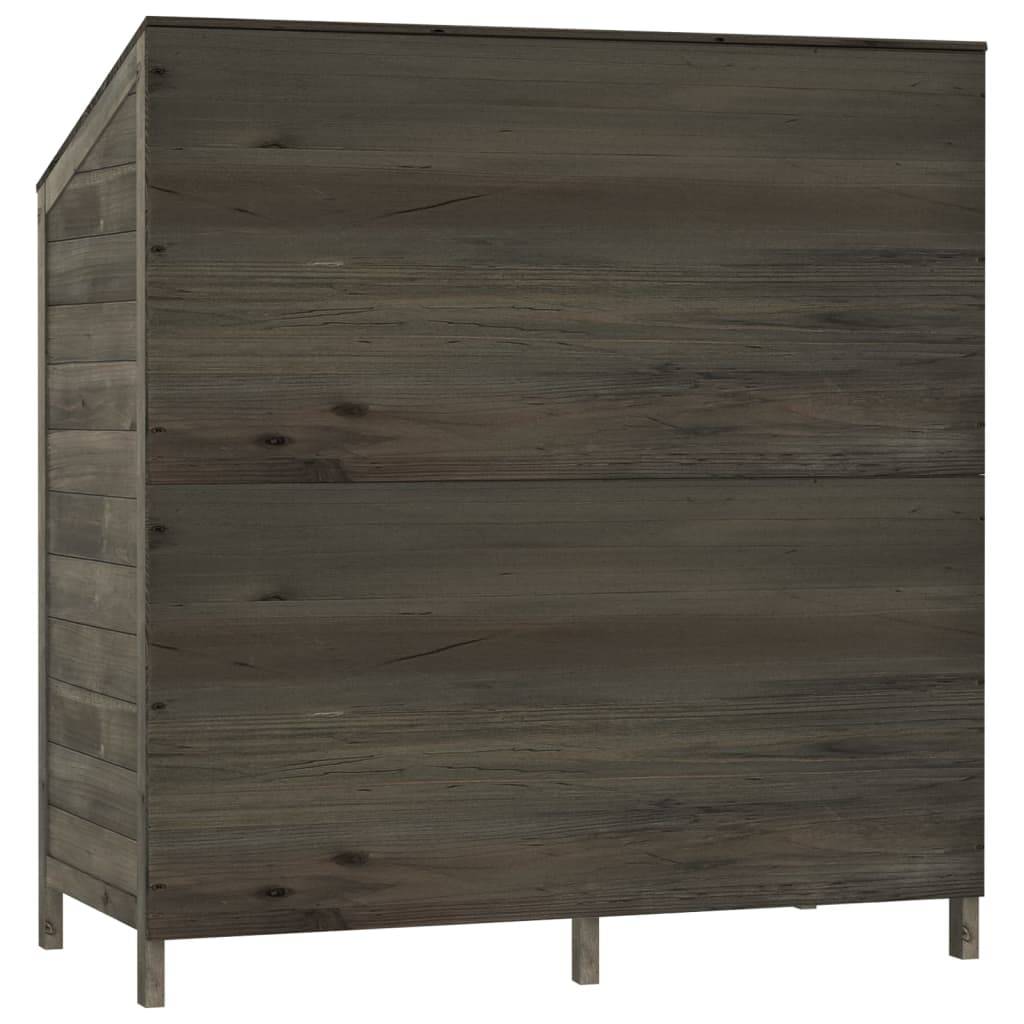 Vidaxl - Remise de jardin Anthracite 102x52x112 cm Bois de sapin solide vidaXL 152184 - Image 7