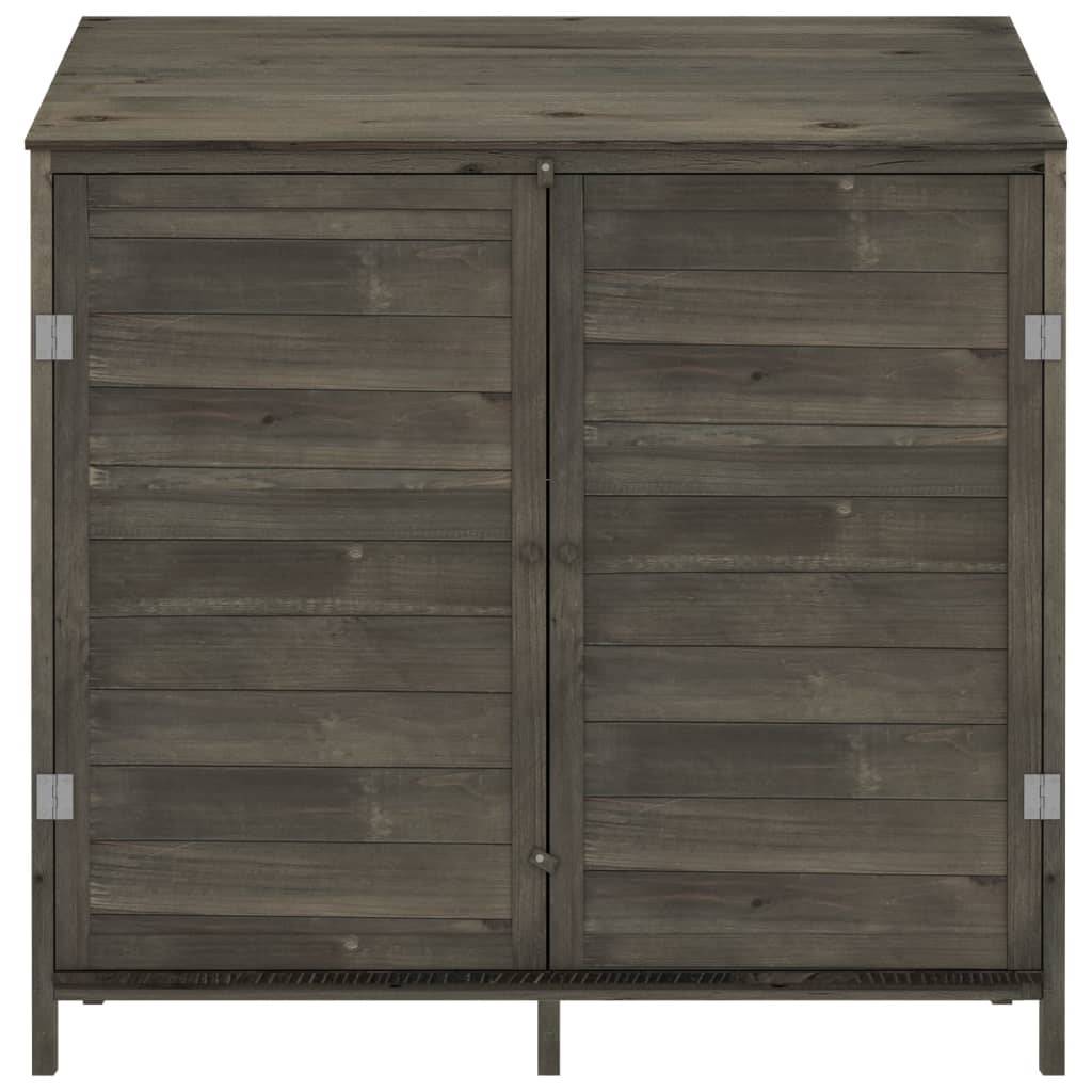 Vidaxl - Remise de jardin Anthracite 102x52x112 cm Bois de sapin solide vidaXL 152184 - Image 8