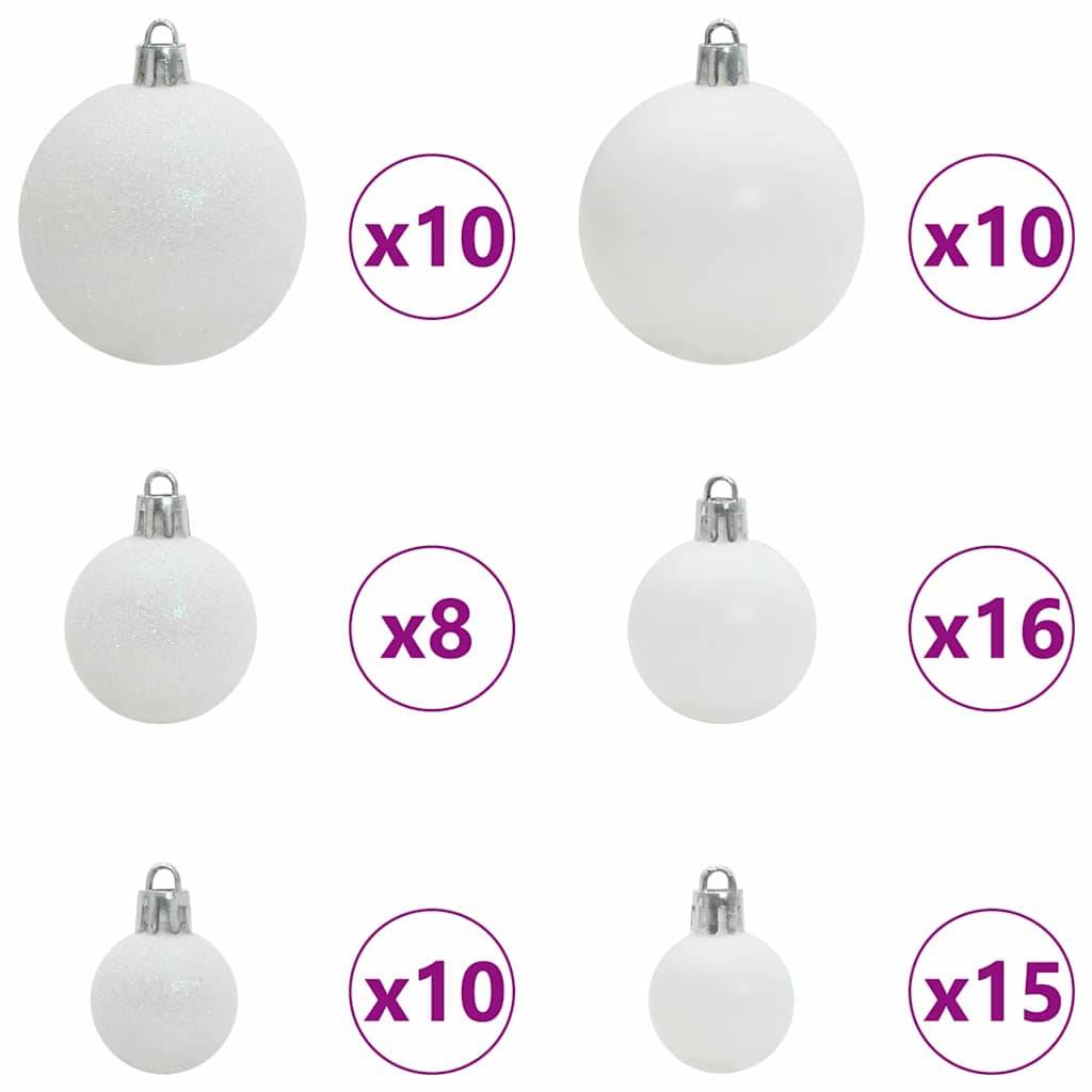 Sapin de Noël | Arbre de Noël avec 300 LED avec support Vert 240 cm PVC Maison Chic - Image 7