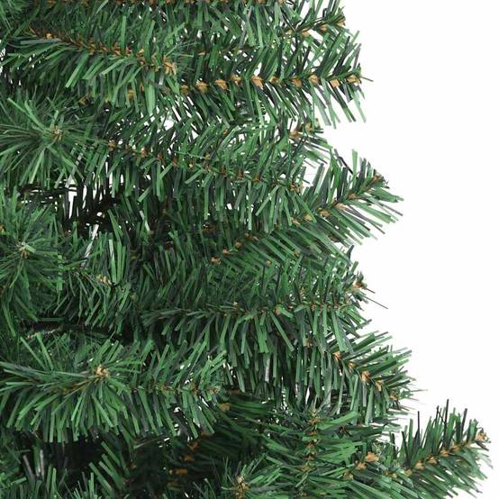 Sapin de Noël | Arbre de Noël avec 300 LED avec support Vert 240 cm PVC Maison Chic - Image 8