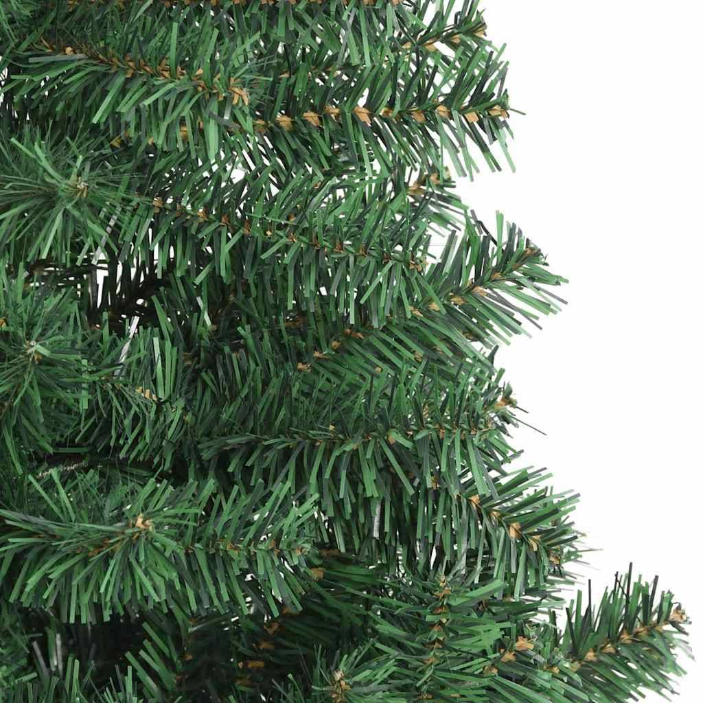 Sapin de Noël | Arbre de Noël avec 300 LED avec support Vert 240 cm PVC Maison Chic - Image 8