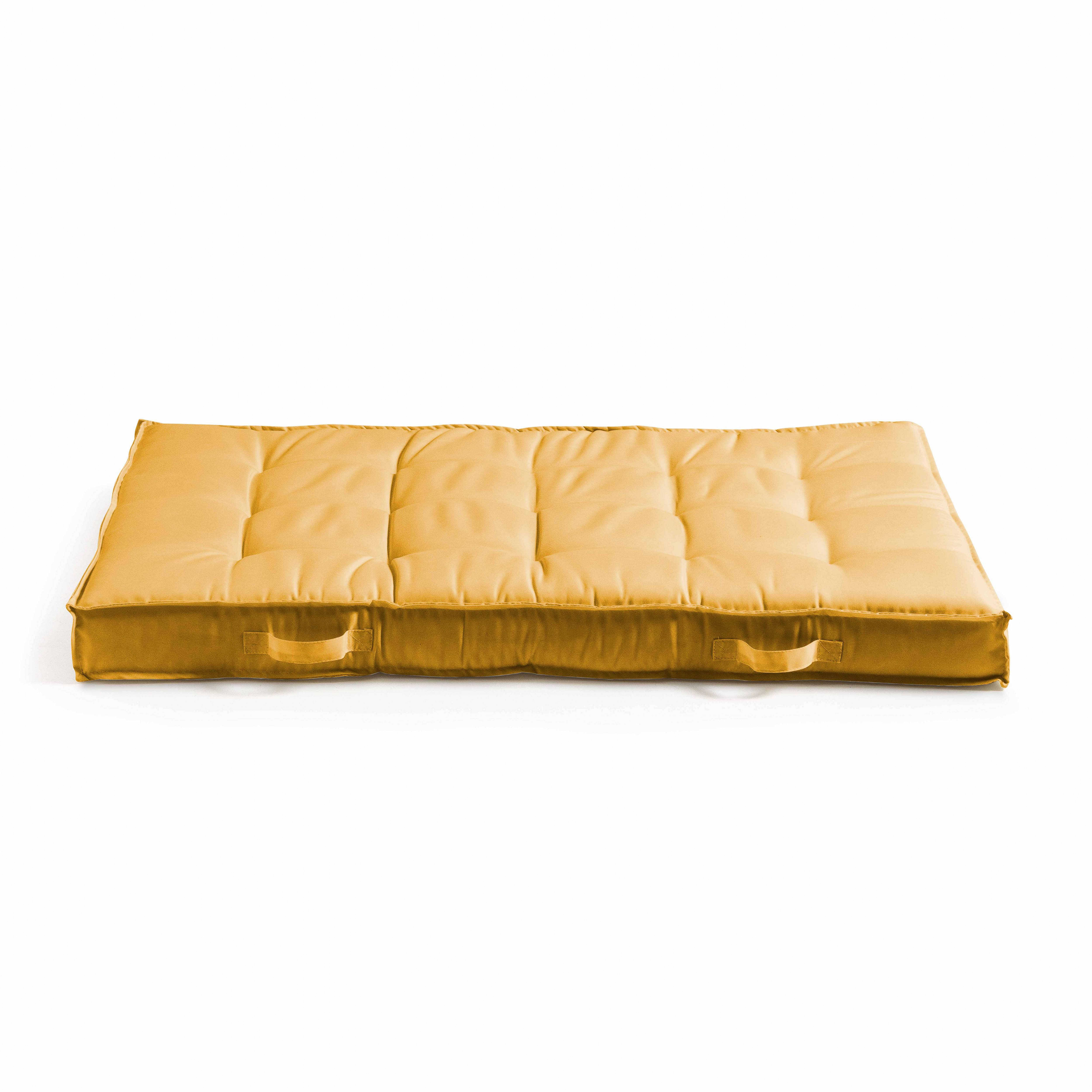 Oviala - Coussins pour palette matelassés jaune Cuzco - Oviala - Imagen 2