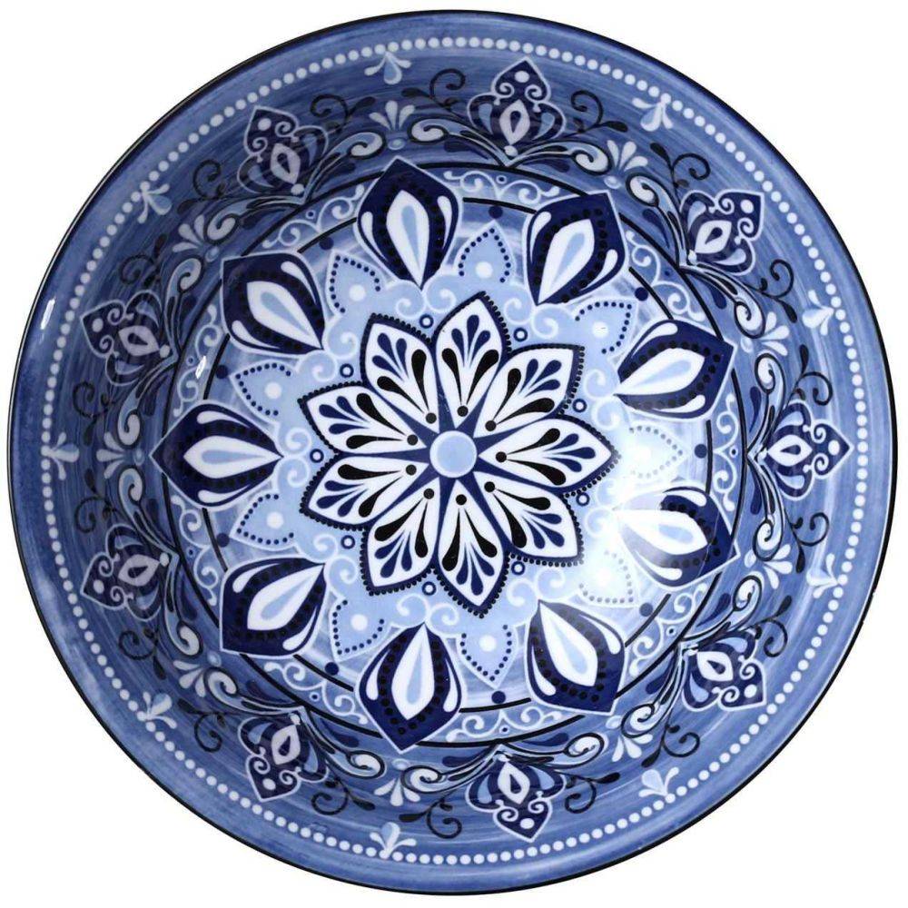 The Home Deco Factory - Saladier en porcelaine 21 cm Jaipur The Home Deco Factory - Imagen 3
