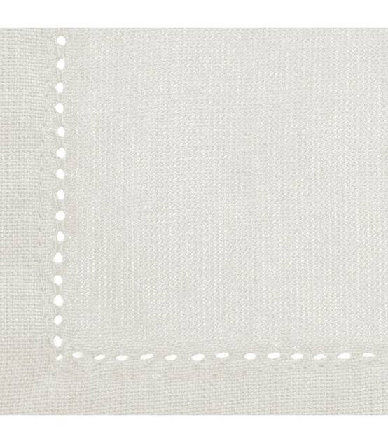 Lot de 4 Serviettes de table en Coton Blanc 40 x 40 cm - Image 2