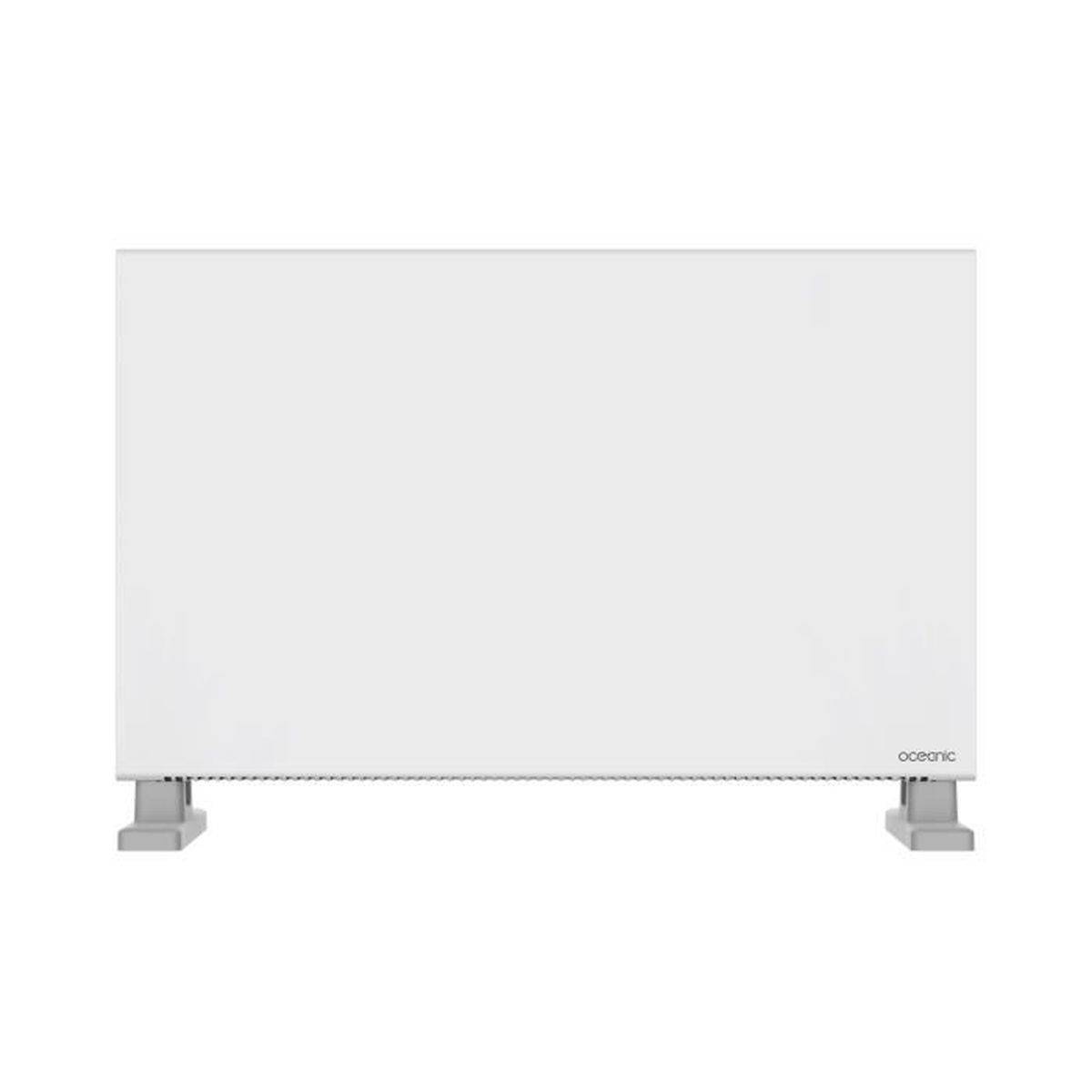 Radiateur convecteur électrique mobile 2000 W, blanc mat, thermostat 10-35 °C - OCEANIC - Image 2