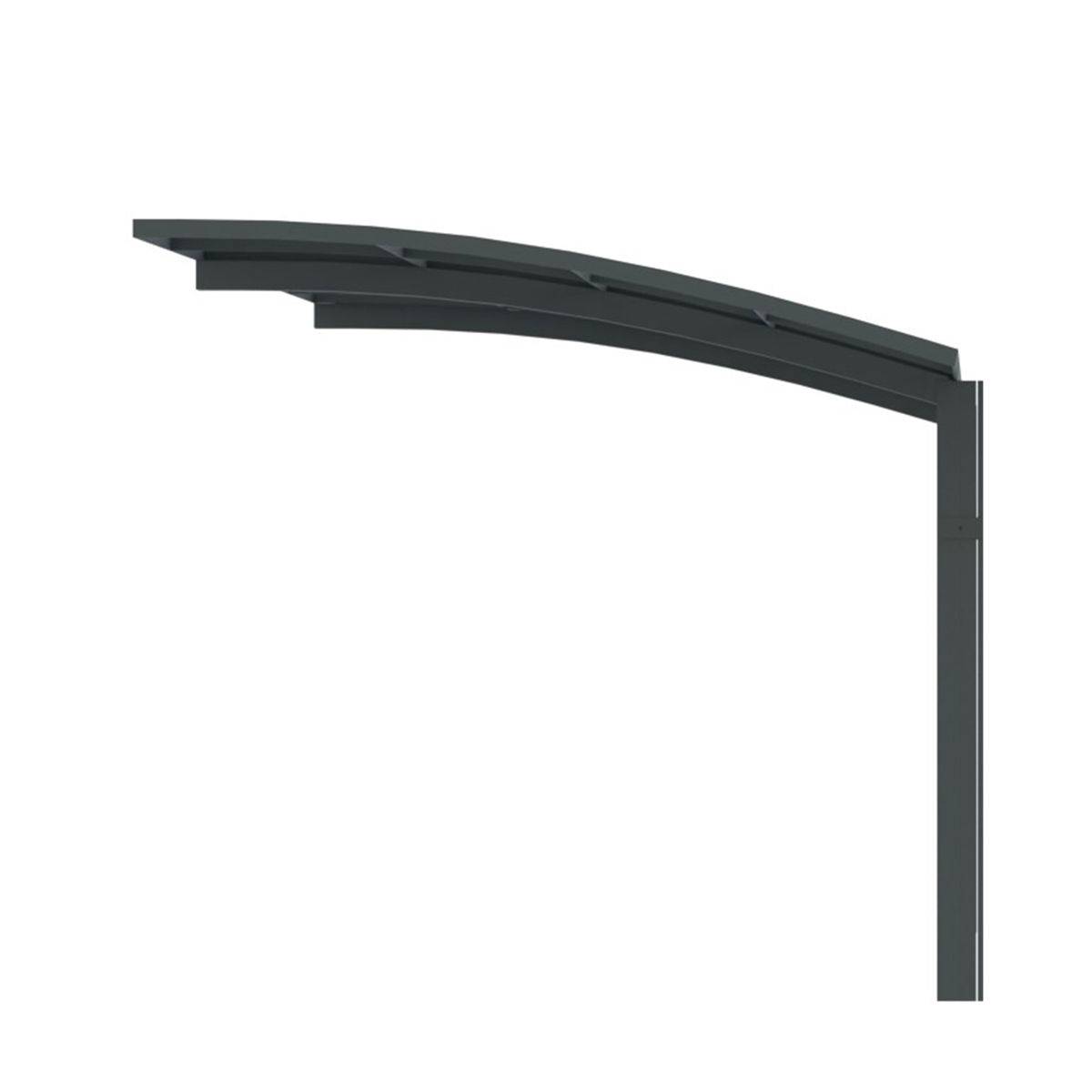 Direct Abris - Carport Aluminium Autoportant BOLTON - 500 x 300 - 1 Voiture - Toiture en Polycarbonate Traite Anti-UV - Image 6