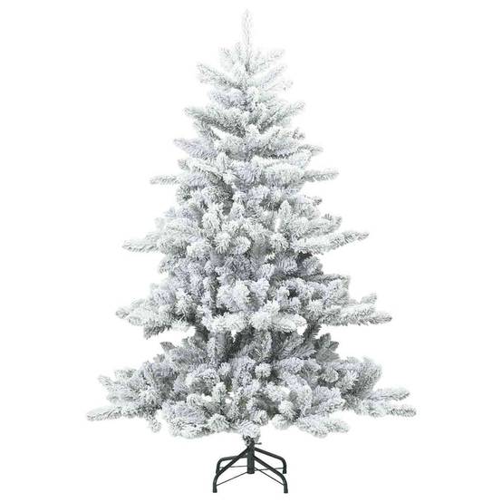 ComfortXL - Sapin de Noël Artificiel Blanc Effet Neige PVC pour Fêtes Intérieur 150 cm – ComfortXL Outdoor Living - Image 3