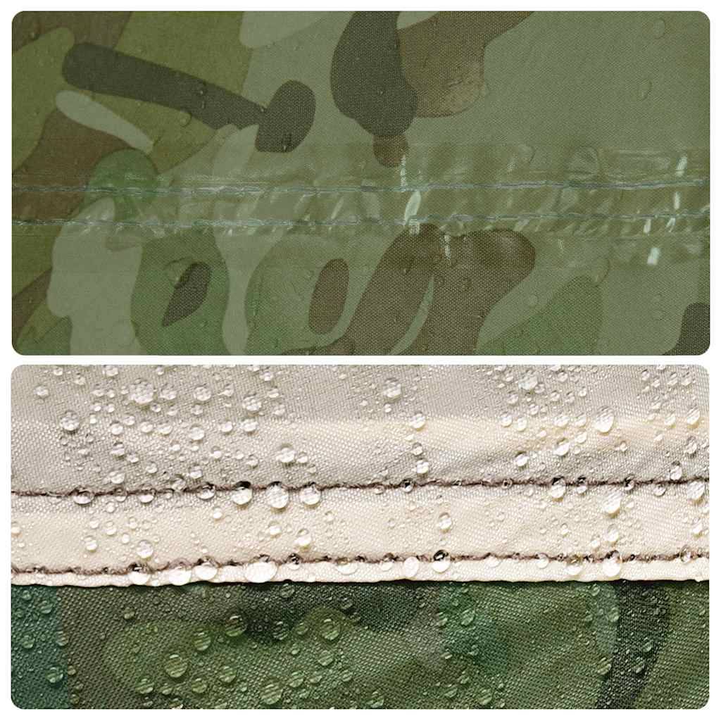 ComfortXL - Grand Tarp de Survie Camouflage Polyester Imperméable Bâche de Sol pour Abri Bushcraft 451x420 cm – ComfortXL Outdoor Living - Image 5