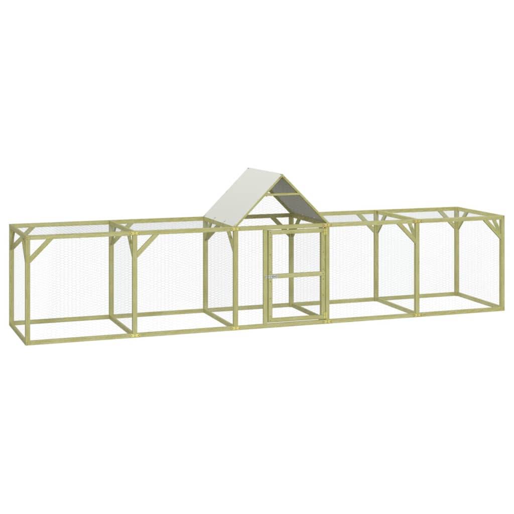 Vidaxl - Poulailler 500x100x150 cm Bois de pin massif imprégné vidaXL 3102983 - Imagen 2